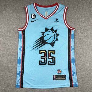 Phoenix Suns Kevin Durant Blue #35 Jerseys